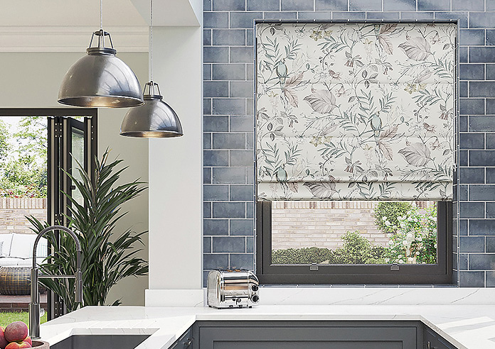 Iquitos, Dove Grey - Twist&Fit Roman Blind - Image 3